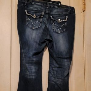 Zco Jeans lots detail and distressed.